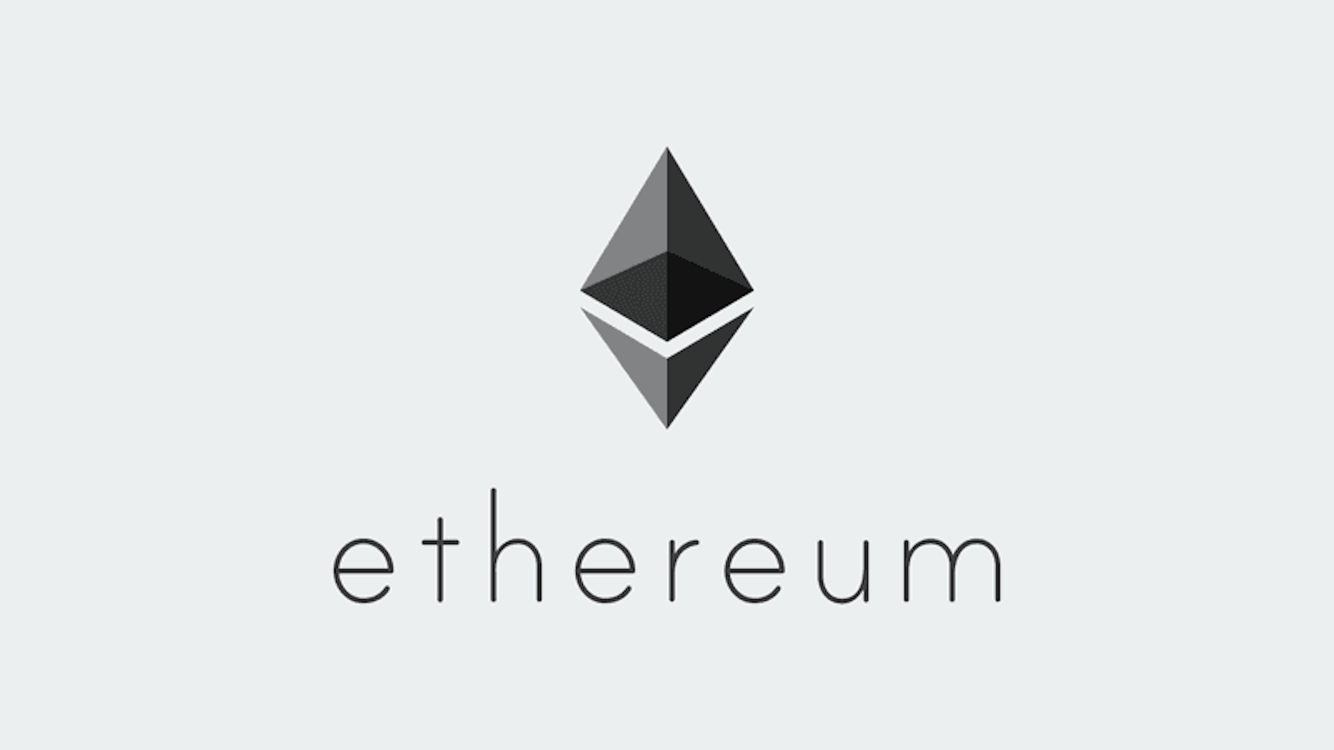 ETH logo portrait (gray)